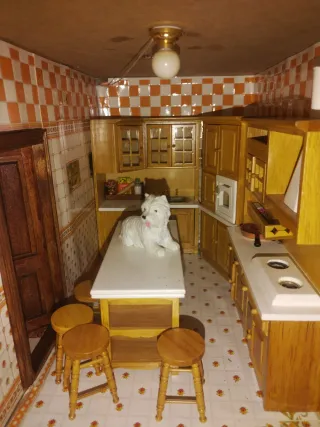 Muebles Cocina Casita Muñecas Madera