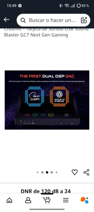 Creative Sound Blaster GC7 Tarjeta Sonido USB