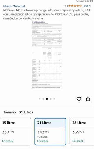 Mobicool MCF32 Nevera Portátil