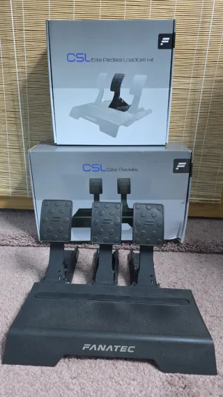 Pedales Fanatec CSL Elite con Célula de Carga