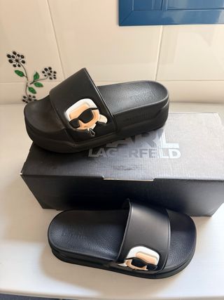 Sandalias Karl Lagerfeld Negras