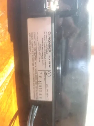 Giradischi Pioneer PL-J330 Nero