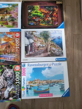 Puzzles 1000 piezas