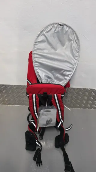 Mochila portabebés senderismo Jane roja