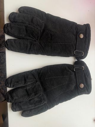 Guanti da sci neri - Taglia M - 100% acrilico