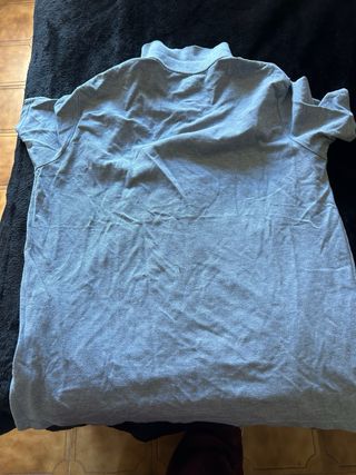 Polo gris manga corta