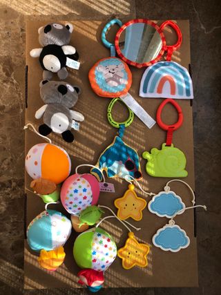 Oferta Lote juguetes colgantes estimulación bebé