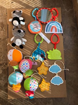 Oferta Lote juguetes colgantes estimulación bebé