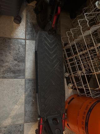 Patinete Eléctrico con Amortiguador Rojo