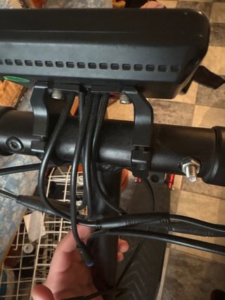 Patinete Eléctrico con Amortiguador Rojo