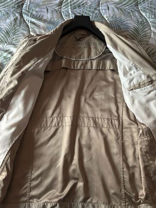 Giubbotto beige stile sahariana vintage unisex