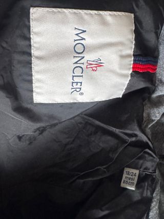 Completo sci Moncler 18/24 mesi