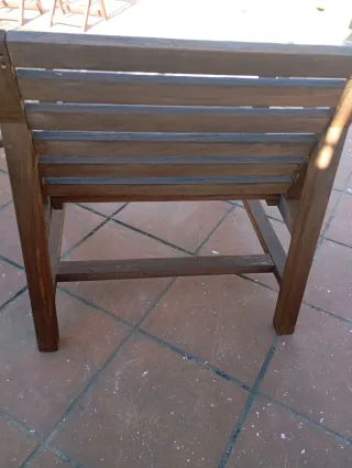 2 Butacas de madera maciza de Ikea