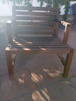 2 Butacas de madera maciza de Ikea