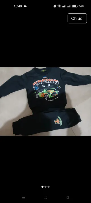 Tuta bimbo 18 mesi Racing