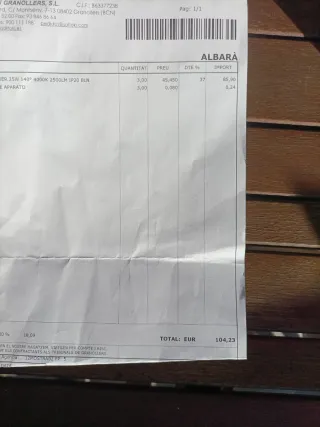 3 Tubos fluorescente LED 25000lm