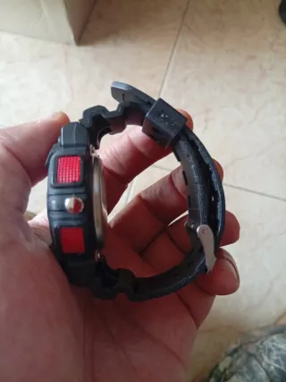 Reloj Deportivo Eve Mon Negro/Rojo