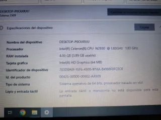 Portátil Acer 15,6 Intel Celeron N2930, 500Gb, DVD