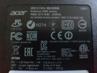 Portátil Acer 15,6 Intel Celeron N2930, 500Gb, DVD