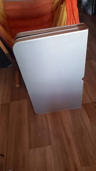 Tavolo da Campeggio Pieghevole da Spiaggia con Sgabelli Inclusi