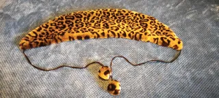 Cuello abrigo animal print Mango