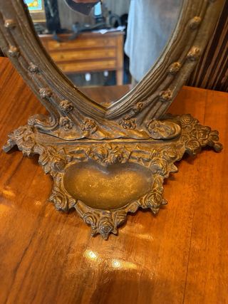 Espejo tocador Art Nouveau vacia bolsillos