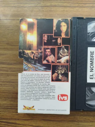 VHS El Nombre de la Rosa (Sean Connery)