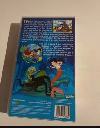 La Sirenita 2: Regreso al Mar VHS Disney