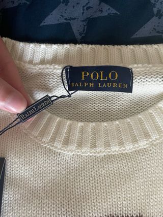 Jersey Polo Ralph Lauren Oso Beige Rosa