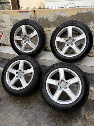 Juego 4 Llantas con neumaticos Michelin 95% audi