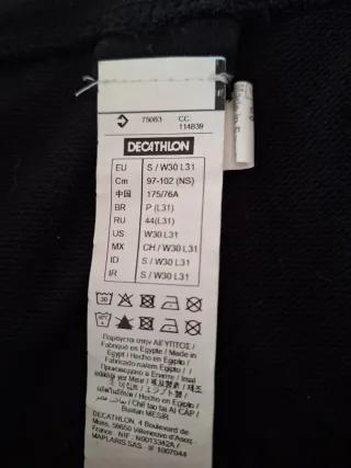 Pantaloni Domyos neri donna