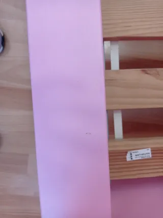 Cama infantil rosa IKEA Mamut