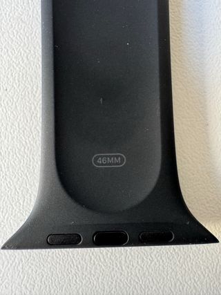 Correa original Apple Watch negra talla M/L 46 mm