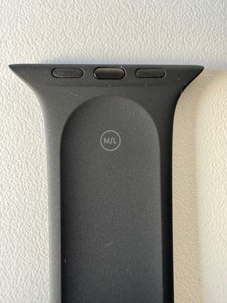 Correa original Apple Watch negra talla M/L 46 mm