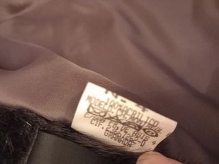 Chaquetón piel sintética negro