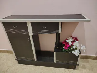 Mueble recibidor con espejo
