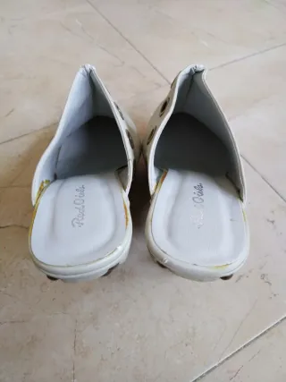 Zuecos blancos Redgirls mujer