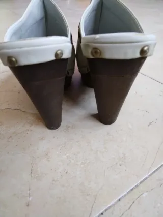 Zuecos blancos Redgirls mujer