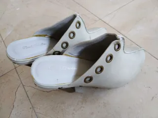 Zuecos blancos Redgirls mujer