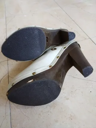 Zuecos blancos Redgirls mujer