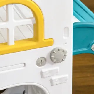 Tobogán Infantil 4 en 1 con Aro Baloncesto