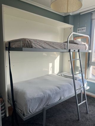 Literas abatibles blancas