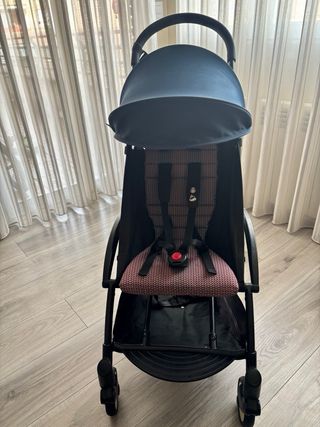 Passeggino Babyzen YOYO+ con tessuto speciale Air-france, blu navy
