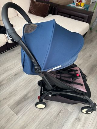 Passeggino Babyzen YOYO+ con tessuto speciale Air-france, blu navy