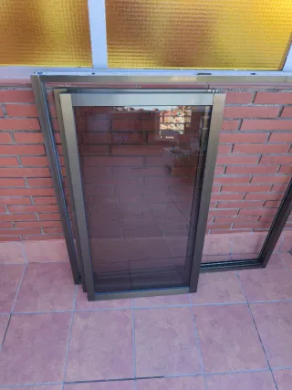 3 Ventanas Aluminio + Carro Persiana PVC