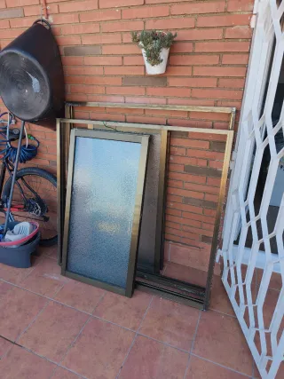 3 Ventanas Aluminio + Carro Persiana PVC