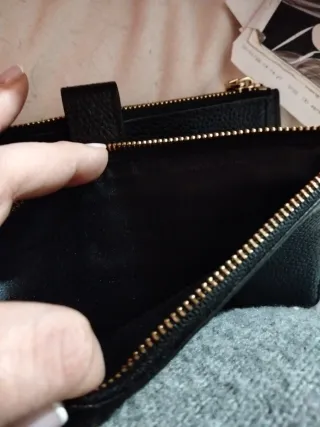 Billetera Michael Kors Negra Auténtica