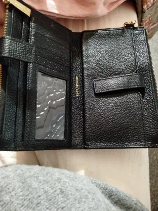 Billetera Michael Kors Negra Auténtica