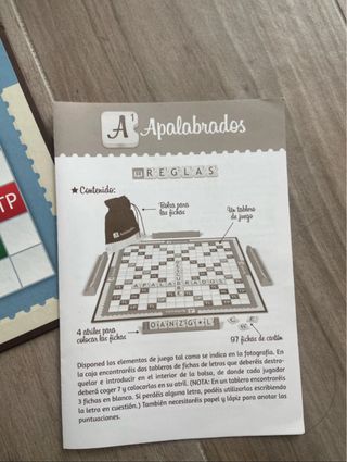 Juego de mesa Apalabrados (marca diset)