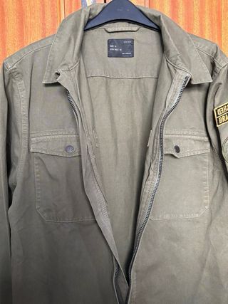 Cazadora Zara Man Verde Talla XL